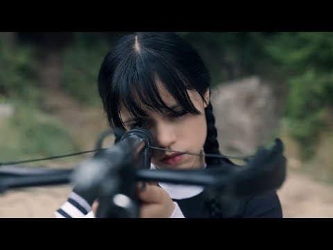 Thumbnail for Wednesday & Enid Camp Fight Scene | Wednesday Season 2 by Legendary TV