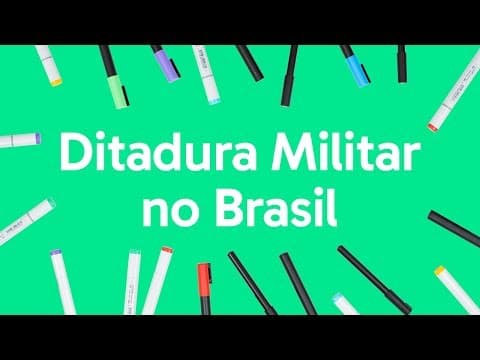Thumbnail for DITADURA MILITAR NO BRASIL: RESUMO PARA O ENEM | QUER QUE EU DESENHE? by Descomplica