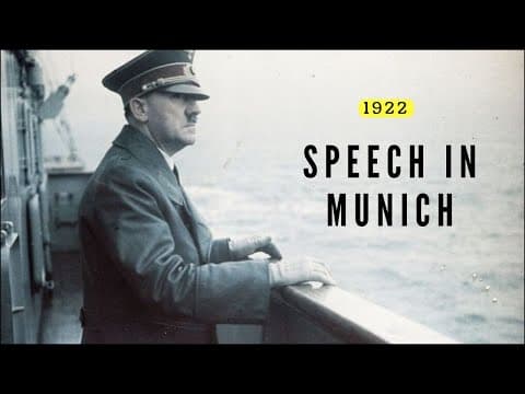 Thumbnail for Hitler Speech 1922: "The Jewish Question" by History Retold
