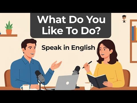 Thumbnail for Talk About What You Like to Do | English Conversation for Beginners | English Podcast by Mr. English Channel
