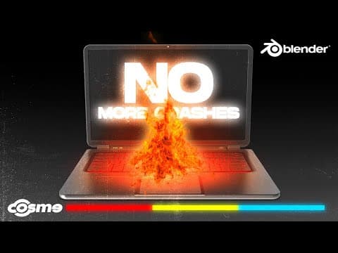 Thumbnail for The Most Overlooked Blender Tip for Faster, Crash Free Renders! by Cosme