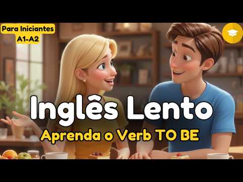 Thumbnail for Aprenda o Verbo TO BE na Prática | Inglês Fácil A1-A2 | Conversação Real na Cafeteria by Teacher Abelhinha