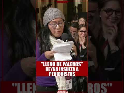 Thumbnail for "Agotemos presidenta", Reyna Haydee tunde a periodistas by NoticiaMx