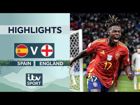 Thumbnail for HIGHLIGHTS - Spain vs England | EURO 2024 Final | ITV Sport by ITV Sport