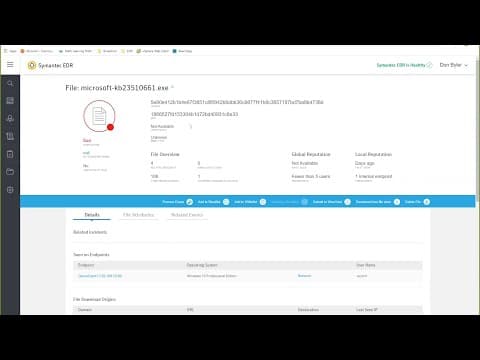 Thumbnail for Threat Hunting with Symantec Endpoint Security Complete by Symantec