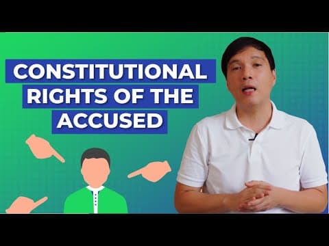 Thumbnail for RIGHTS OF THE ACCUSED | Atty. Tony Roman #TikTokLawyerPH by Atty. Tony Roman (TikTok Lawyer)