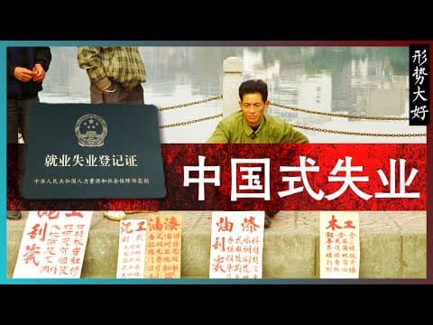 Thumbnail for 知识噪音 | 中国式失业 | 你为什么失业（1）—— 记2024年出现的史无前例的失业大潮，以及国家统计局和人社部的数据为什么会失真 by 知识噪音 Knowledge Noise
