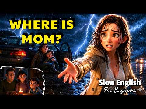 Thumbnail for She Stopped in the Storm to Help a Stranger | English Listening Practice A2 by Emily Daily English