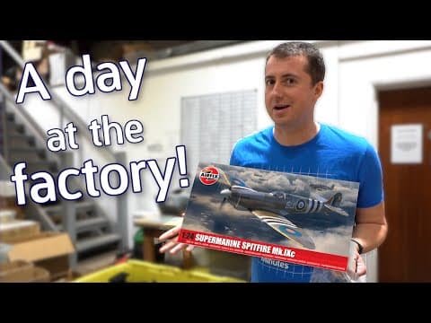 Thumbnail for THIS is how Plastic Model Kits are MADE! I spent a day at the UK Airfix Factory! by Model Minutes