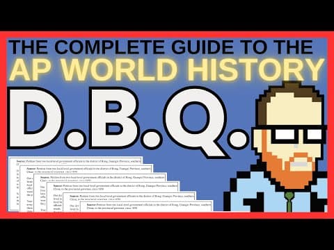 Thumbnail for COMPLETE GUIDE TO THE AP WORLD HISTORY D.B.Q. #apworld #apworldhistory by FREEMAN- PEDIA