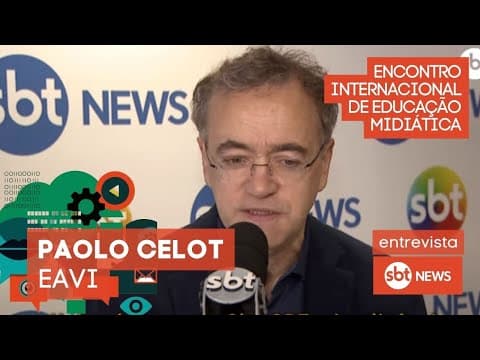Thumbnail for Encontro Internacional de Educação Midiática | Entrevista com Paolo Celot, fundador de ONG by SBT News