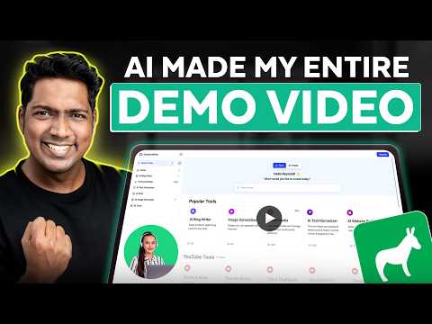 Thumbnail for I Let AI Create My Saas Demo - The Results Were Insane by Website Learners