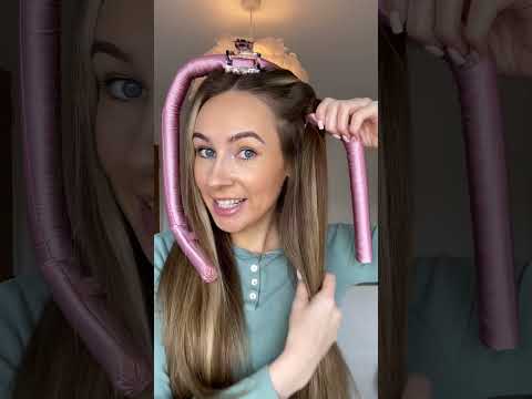 Thumbnail for Heatless curler tutorial! This is the best method I've tried... #heatlesscurls by SILKE London