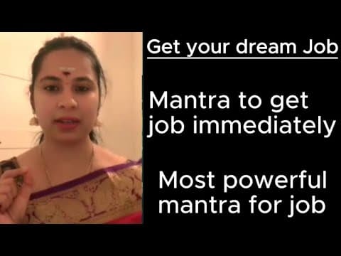 Thumbnail for Mantra To Get Job Immediately | Very Powerful Mantra| 100% Powerful by Inner Journey With lakshmmi