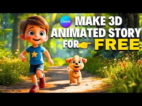 Thumbnail for How to Make an Animated Video Using Canva and AI (Free & Easy) by MR.AI.JO.