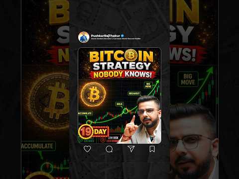 Thumbnail for BitCoin Strategy Nobody Knows! by Pushkar Raj Thakur: Stock Market Educator 📈