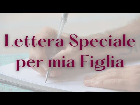 Thumbnail for Lettera speciale a mia figlia -  Dio nel Cuore by Dio nel Cuore