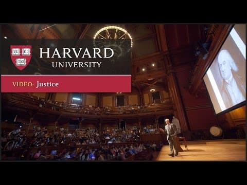 Thumbnail for Justice: What's The Right Thing To Do? Episode 04: "THIS LAND IS MY LAND" by Harvard University