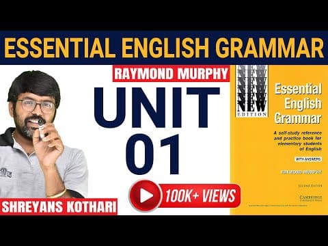 Thumbnail for Essential English Grammar by Raymond Murphy | English Grammar Intermediate (Unit 1) by Digital Tyari