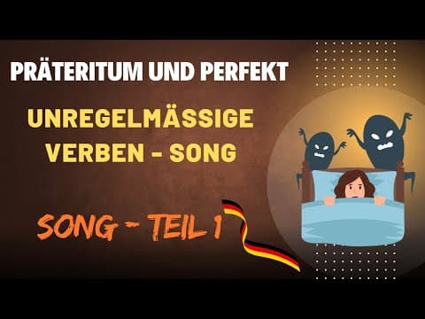 Thumbnail for ❌🛑Unregelmäßige Verben🚫 SONG TEIL 1🎧 Präteritum und Perfekt Deutsch lernen by Planet Deutsch - dein Lernkanal