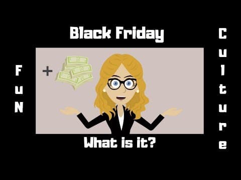 Thumbnail for Black Friday | American Culture | English lesson by Learn English by Pocket Passport