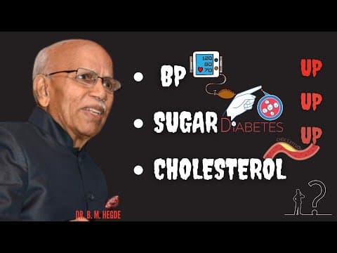 Thumbnail for The truth about BP, SUGAR & CHOLESTEROL - Dr. B M Hegde by Dr. B M Hegde Fans Club