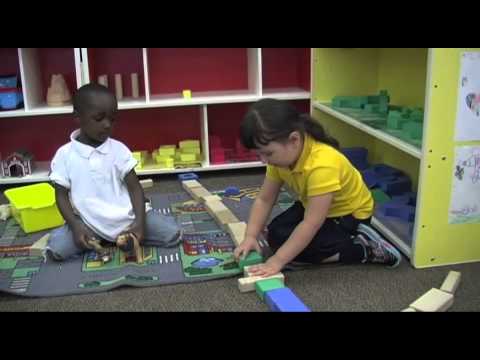 Thumbnail for Cameron and Alexis Playing with Blocks by Colorado Department of Education