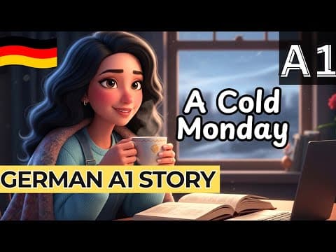 Thumbnail for Learn German Fast : Easy A1 German Story for Beginners | A Cold Monday 🌨 by Daily Deutsch