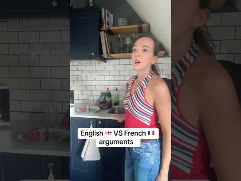 Thumbnail for English VS French arguments 😏🇫🇷 #french #bilingual #francaise #funny #frenchculture #english by Honestly Ange