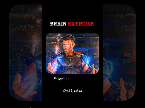 Thumbnail for 3 Brain Exercises That Sharpen Your Mind In 7 Days 🧠 #shorts #psychology by M24JASHAN