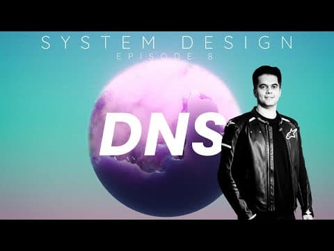 Thumbnail for DNS: How the Internet Finds Everything (System Design for Beginners – Episode 8) by Akhil Sharma