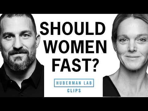 Thumbnail for The Truth About  Fasting for Women | Dr. Stacy Sims & Dr. Andrew Huberman by Huberman Lab Clips