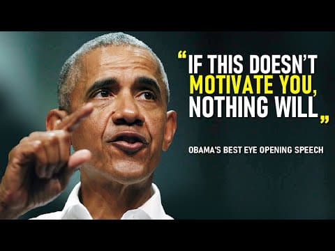 Thumbnail for One of The Greatest Speeches Ever by President Obama | Best Eye Opening Speech by STILL I RISE Motivation