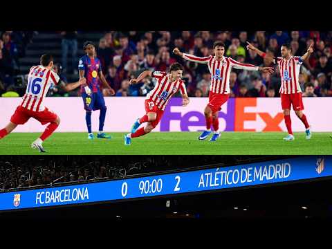 Thumbnail for BARCELONA 0-2 ATLETICO MADRID, UEFA CHAMPIONS LEAGUE, QUARTER-FINAL, 1ST LEG 2026 - MATCH REVIEW by TalkFCB