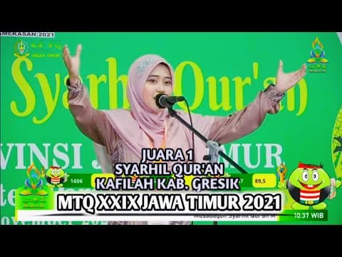 Thumbnail for Juara 1 MSQ (Syarhil Qur'an) Gol Putri | Kafilah Kab. Gresik | MTQ Jawa Timur 2019 Di Kab. Pamekasan by Daily MTQ Official