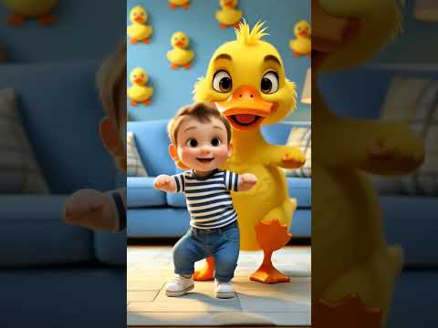 Thumbnail for "Cute Baby Dancing with Big Duck 🐥 | Funny & Adorable Kids Video"a a ram sam sam #vairalvideo ❤️ by Duck_SR