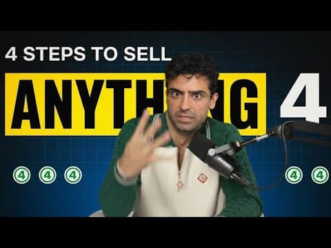 Thumbnail for 4 Steps to Sell Anything | Daniel G by Daniel G