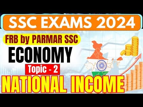 Thumbnail for ECONOMICS FOR SSC | NATIONAL INCOME | PARMAR SSC by PARMAR SSC