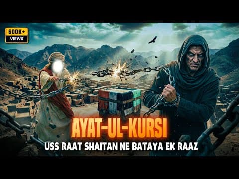 Thumbnail for Ayatul Kursi - Wo Raaz Jo Duniya Se Chhupaya Gaya | Uss Raat Shaitan Ne Bataya Ek Raaz by Imaan Stories TV