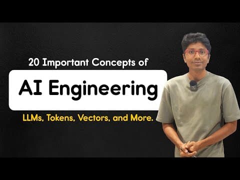 Thumbnail for 20 AI Concepts Explained in 40 Minutes by Gaurav Sen