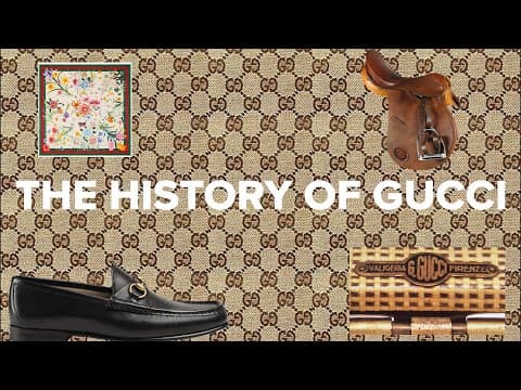 Thumbnail for The History of Gucci by Fashion Roadman