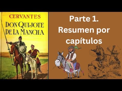 Thumbnail for RESUMEN COMPLETO: Don Quijote de Miguel de Cervantes. Libro 1. (Resumen por capítulos) by Aprueba con Nota Alta