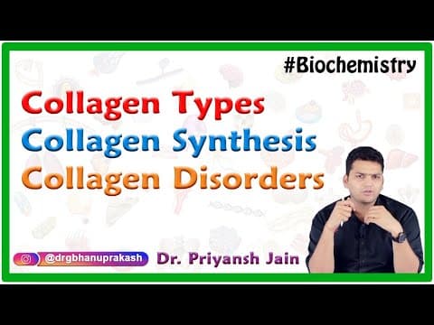 Thumbnail for Collagen Types, Collagen synthesis, Collagen disorders by Dr.G Bhanu Prakash Animated Medical Videos