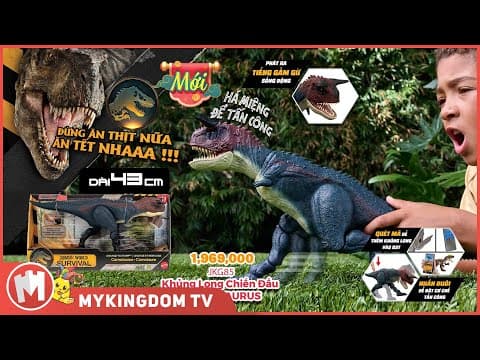 Thumbnail for JURASSIC WORLD KHỦNG LONG SỪNG BÒ ĂN THỊT TORO CARNOTAURUS by MYKINGDOM TV