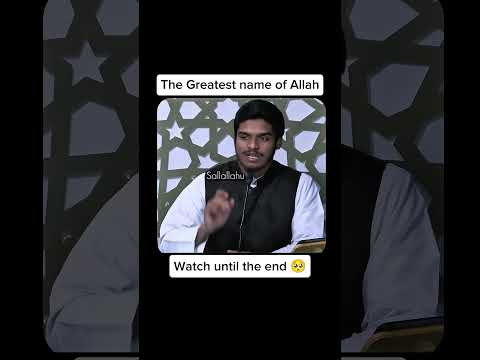 Thumbnail for the greatest name of Allah 😯🥹 by Noorly