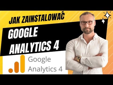 Thumbnail for Jak zainstalować Google Analytics 4 na stronie (GA4) z GTM -Google Tag Manager by Rafał Szrajnert