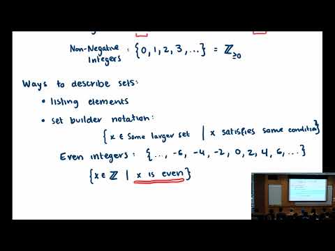 Thumbnail for Linear Algebra with Theory; Lecture 1: sets by Madeline Brandt