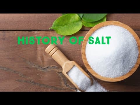 Thumbnail for IELTS listening Part 4 | The early history of salt by IELTS listening