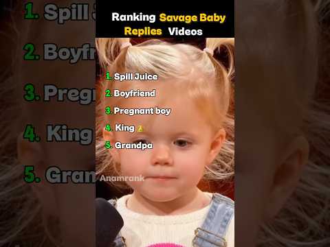 Thumbnail for These Kids Are Too Wise for Their Age #ranking #funnyvideo #shorts #viral by Anamrank