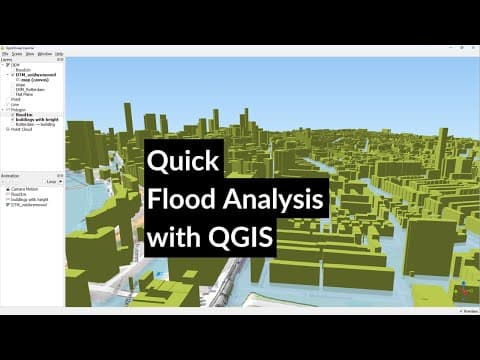 Thumbnail for Quick Flood Analysis with QGIS by Hans van der Kwast